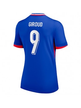 Frankrike Olivier Giroud #9 Replika Hemmakläder Dam EM 2024 Kortärmad